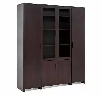 ЛЕГНО/LEGNO Шкаф д/бумаг+ гардероб ПАЛИСАНДР